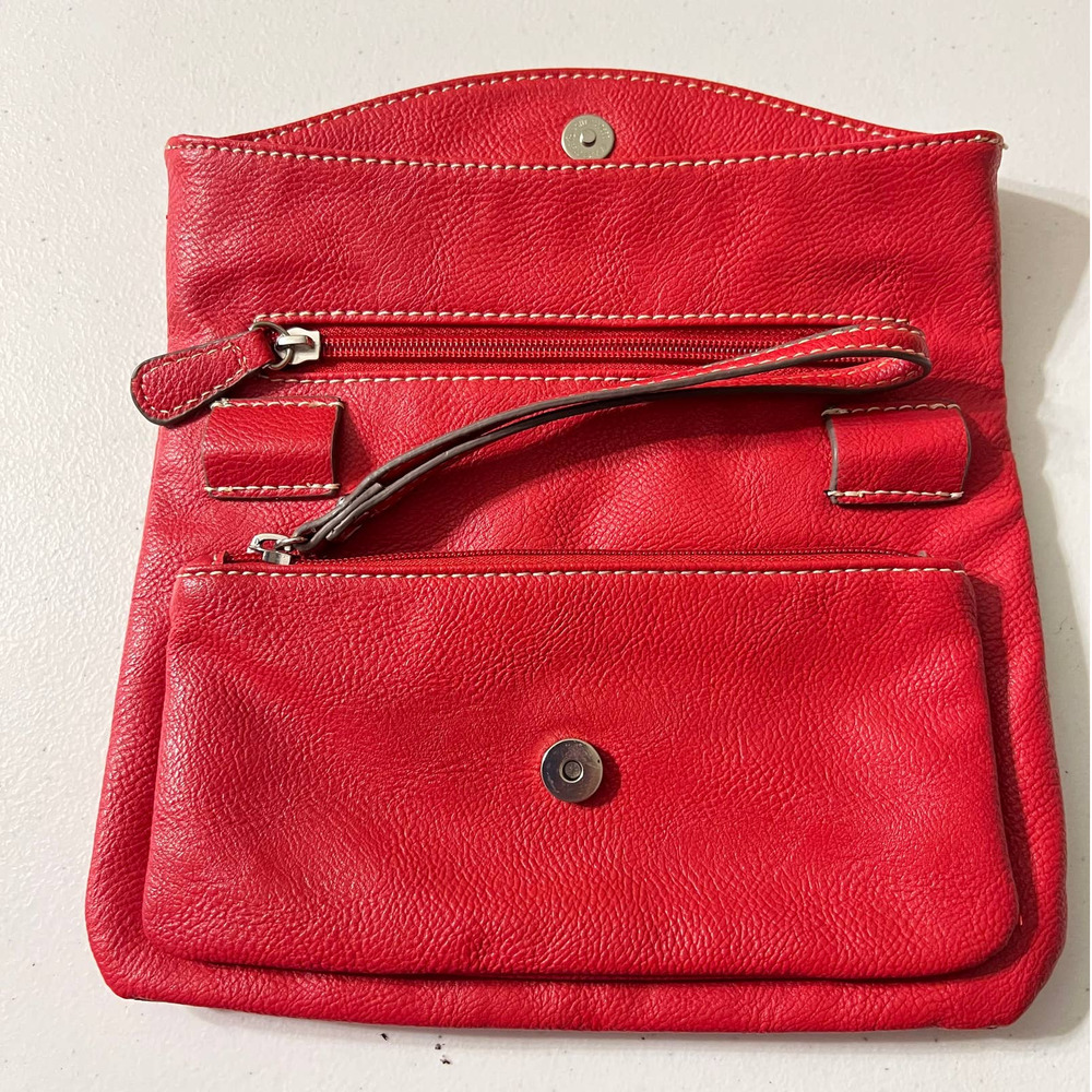 Nine West Red Folding Clutch Bag